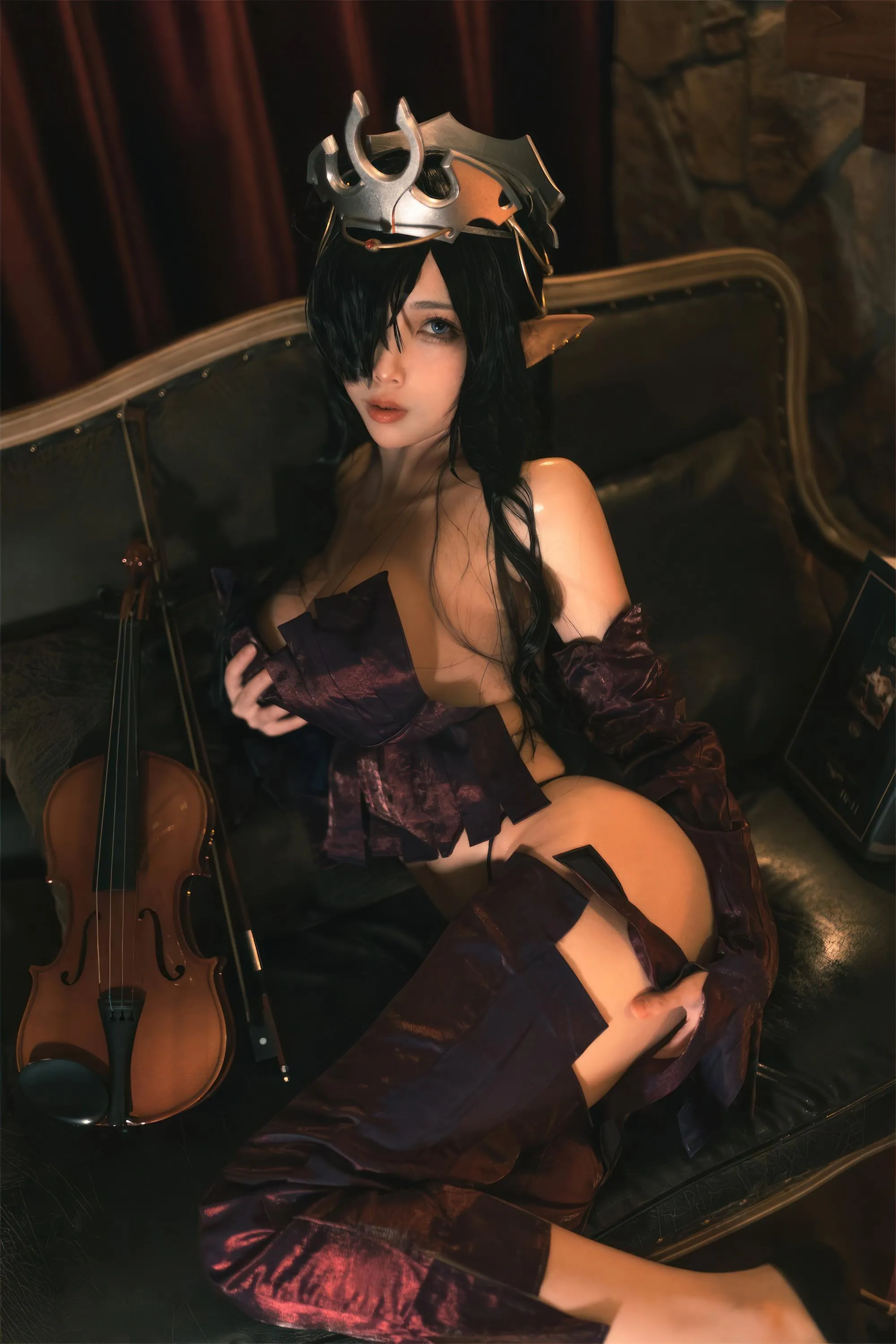 杏仁曲奇 – NO.12 黑兽 精灵女王 [60P]插图8